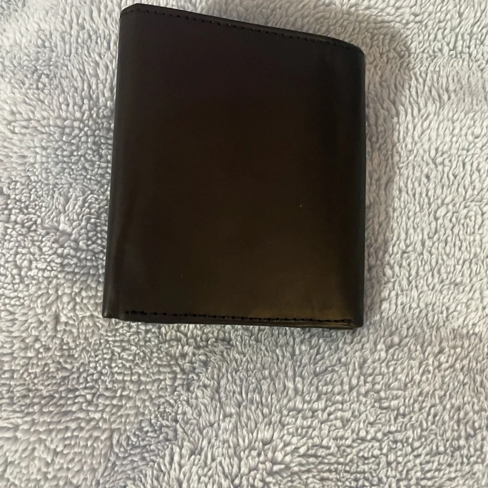 Vtg German Leather Trifold -Rare Eurocard “Deutschland” Credit card insert.